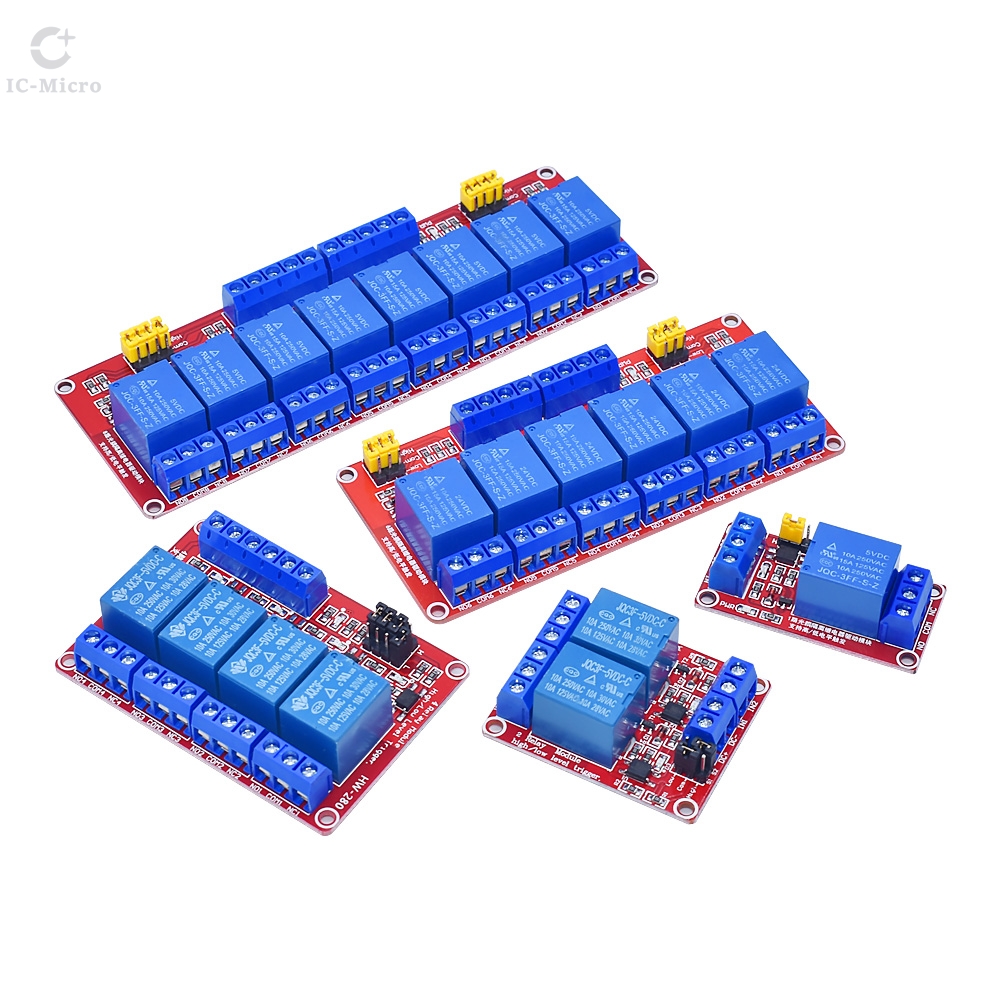 Relay 8 Channel Board - 1 2 6 4 8 Kanaals