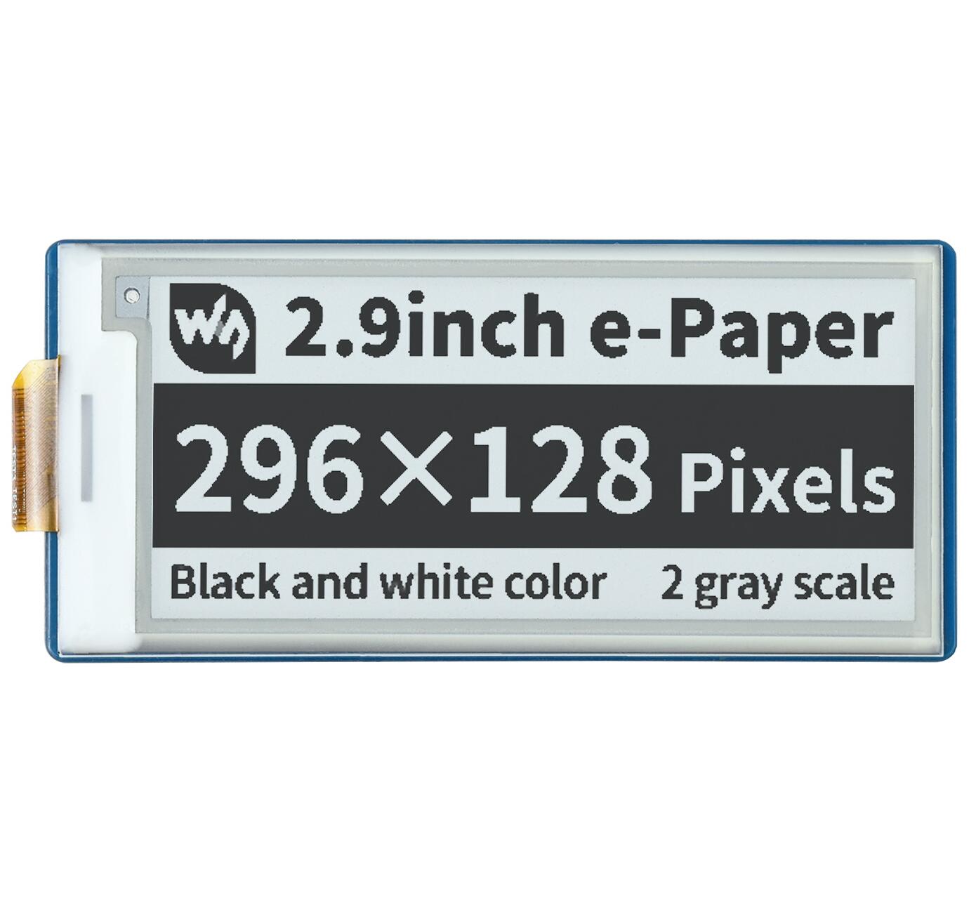 Display Epaper 2.9 - Waveshare Pico-ePaper-2.9,2.9inch E-Paper E-Ink-displaymodule voor Raspberry