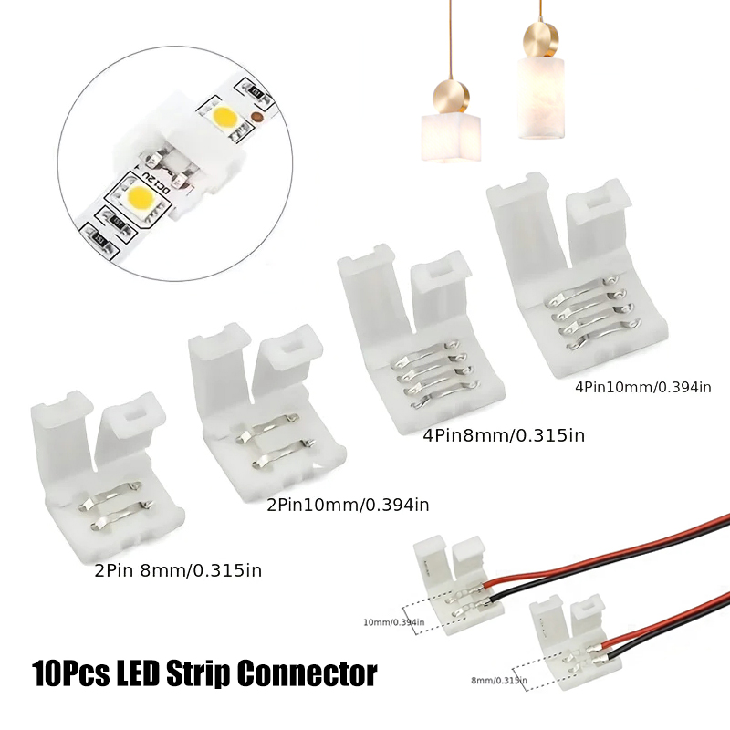 Rgb Led Matrix 8X8 - 10 Stuks Led Strip Connector 8