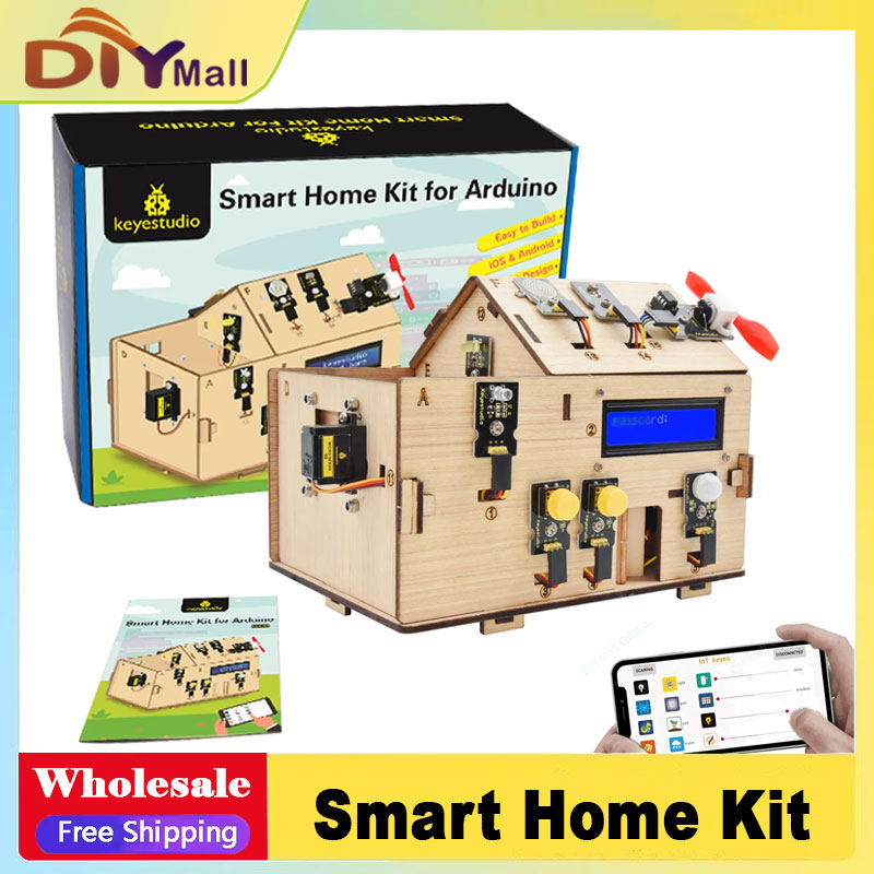 Home Automation Arduino - Keyestudio Smart IoT Home Kit met