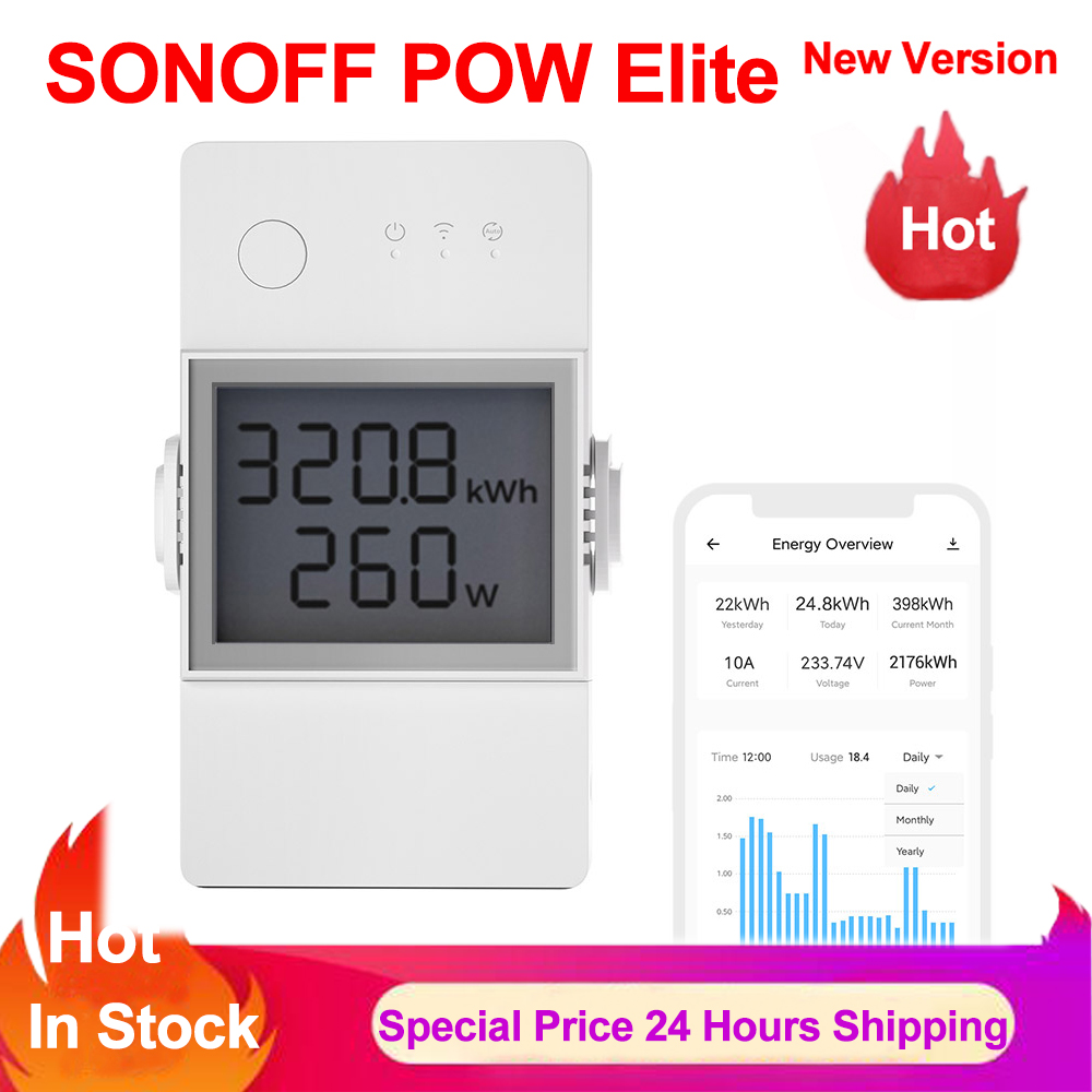 Sonoff Basic Switch - SONOFF POW Elite Slimme Energiemeter Schakelaar