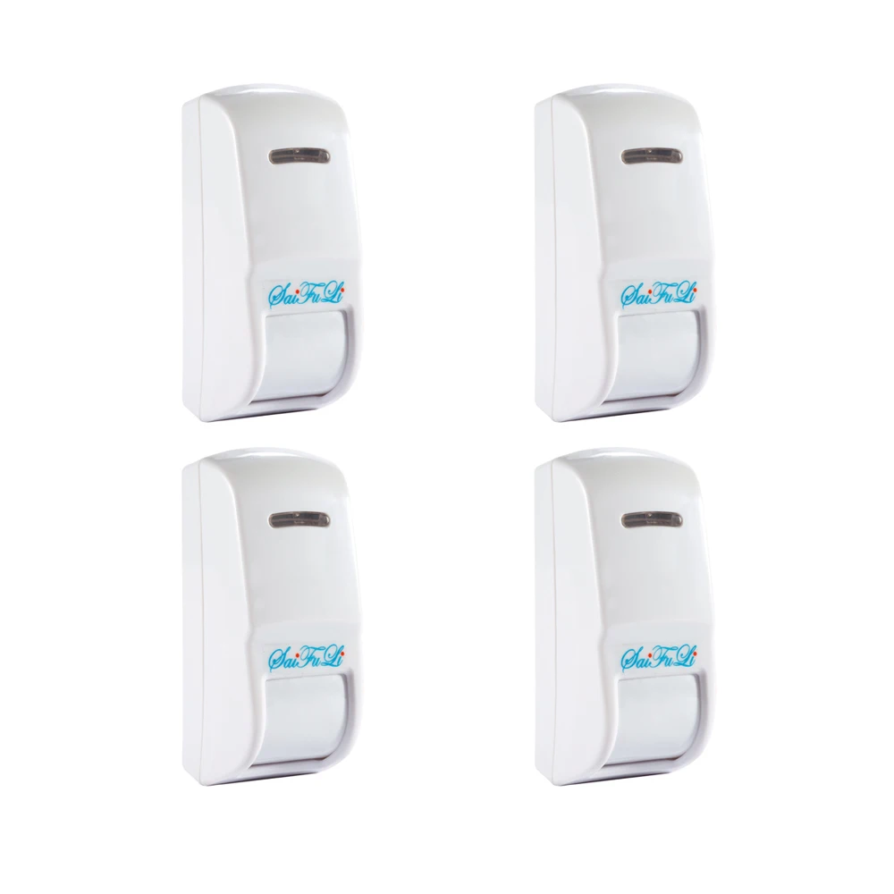 Motion Sensor Pir Wired - 4 stuks draadgordijn infrarooddetector voor alarmsysteem