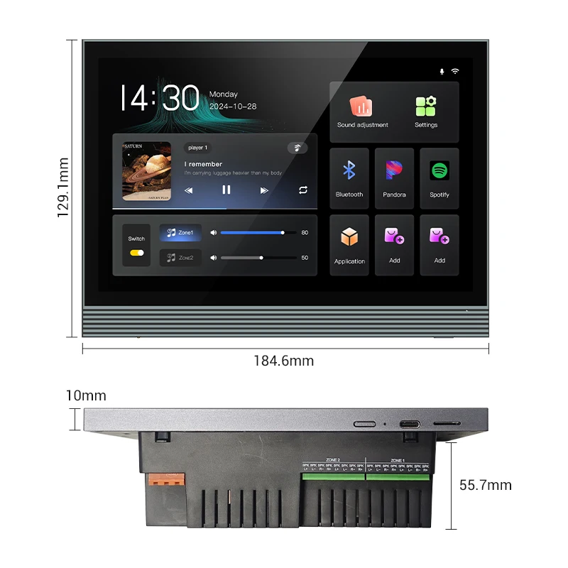 Home Automation System Design - Nieuw ontwerp 7 inch Smart Home