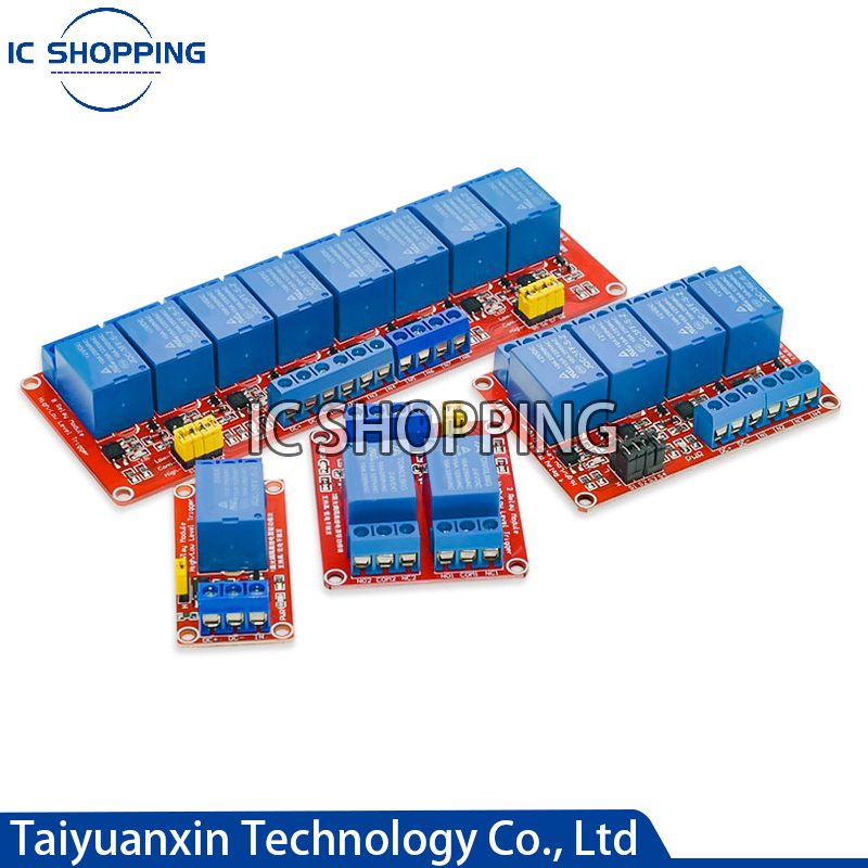 Relay 8 Channel Board - 1 2 4 8 Kanaals 5V