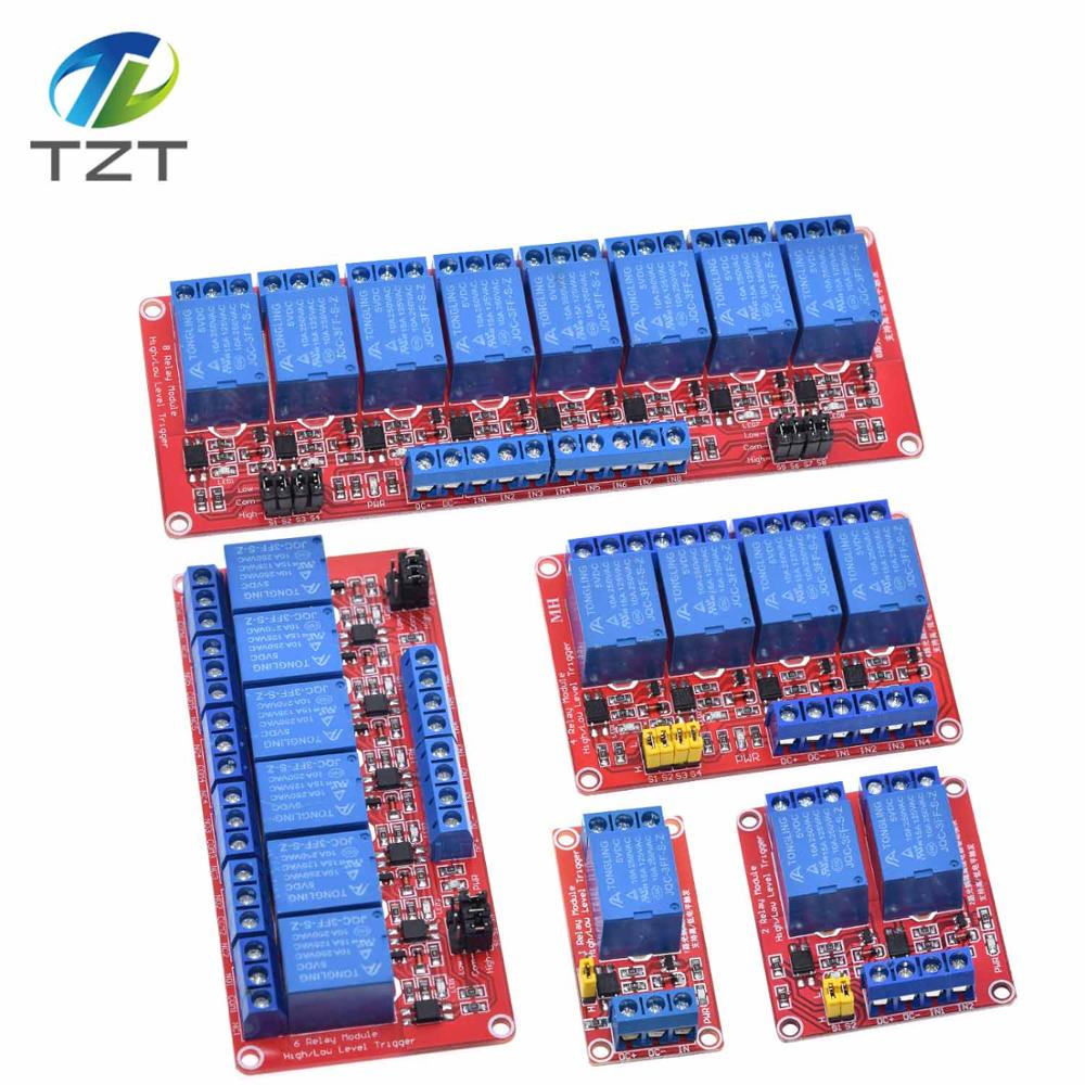 DIYTZT 1 stks 1 2 4 8 Kanaals  - Relay 8 Channel Board recensie en prijs