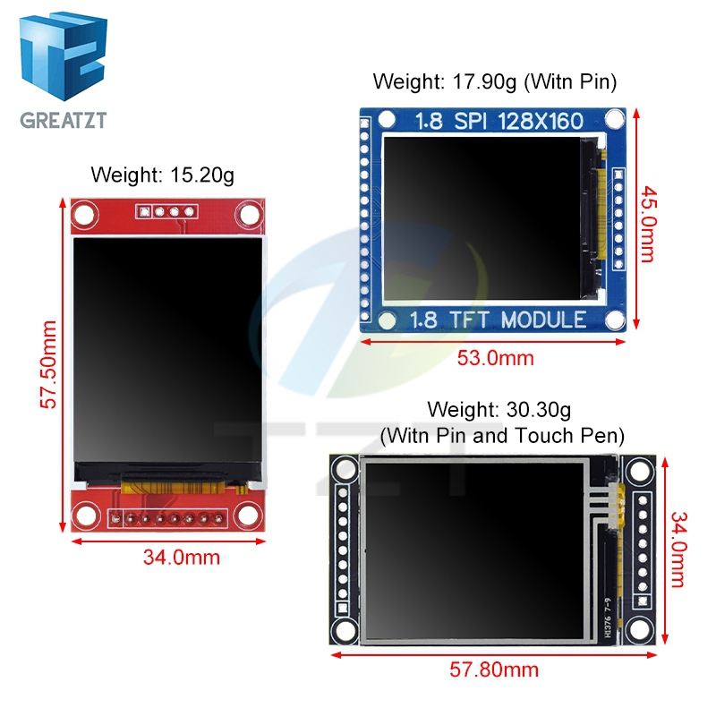 1,8 inch TFT LCD-module LCD-sc - Home Automation Arduino recensie en prijs
