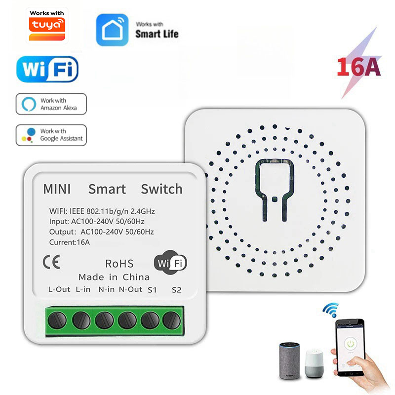 16A Tweewegbediening DIY WiFi  - Smart Home Automation Diy recensie en prijs