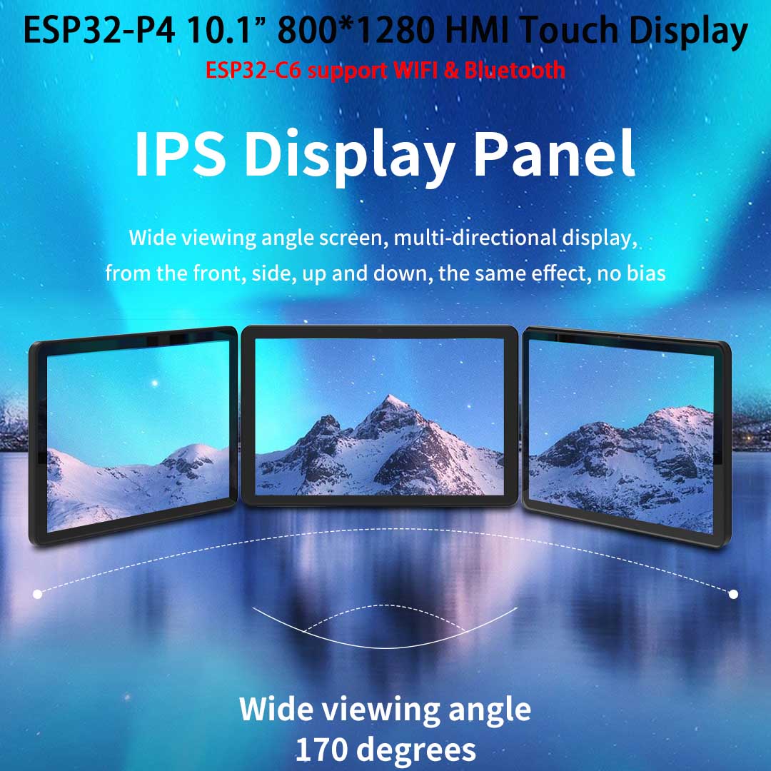 ESP32-P4 10.1 inch 800*1280 IP - Home Automation Arduino recensie en prijs