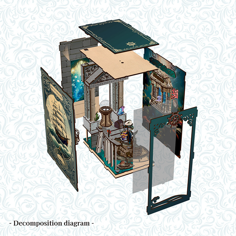 3D Houten DIY Boekensteunpuzze - Smart Home Automation Diy recensie en prijs