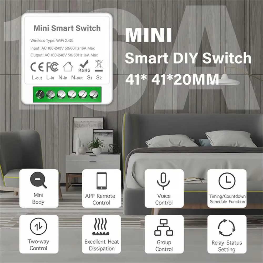 WiFi Zigbee3.0 Mini Smart Swit - Smart Home Automation Diy recensie en prijs