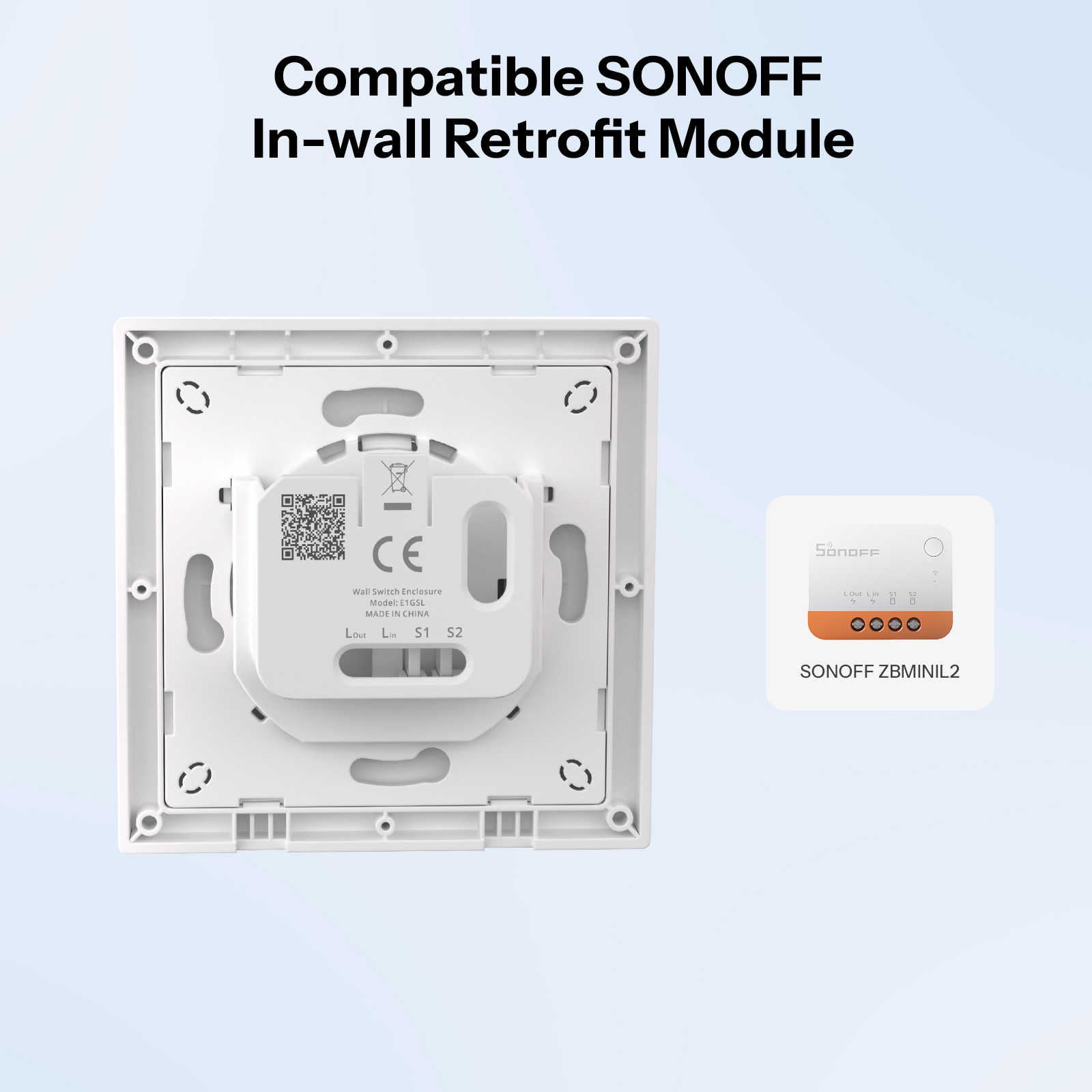 SONOFF E1GSL Wandschakelaarbeh - Sonoff Basic Switch recensie en prijs