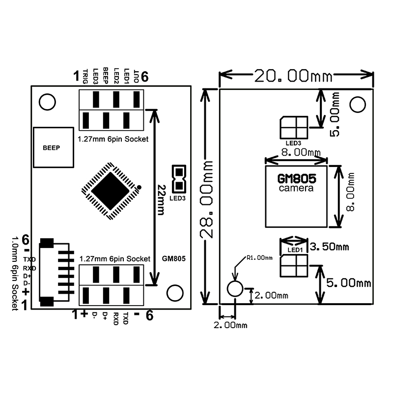 GM805 Serie Uart Usb DC5V Barc - Home Automation Arduino recensie en prijs