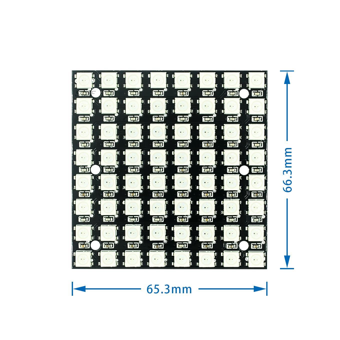 Ws2812 Led 5050 Rgb 8X8 4 16 2 - Rgb Led Matrix 8X8 recensie en prijs