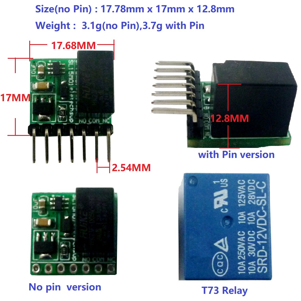 DC 12V 2A Mini 1ch Bistabiele  - Shelly Relay Module recensie en prijs