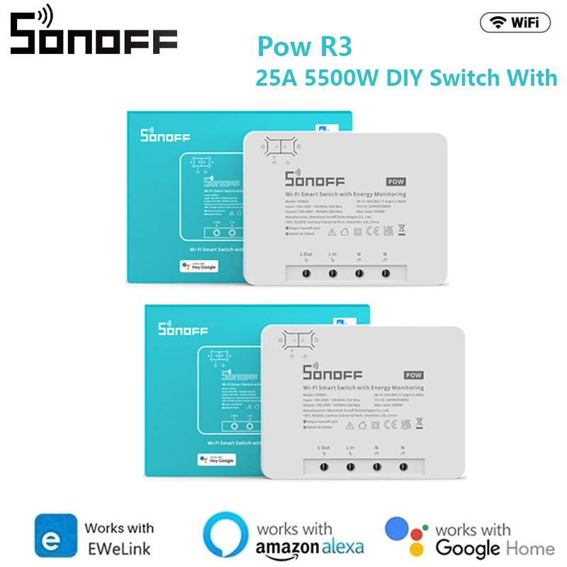 SONOFF POW POWR3/Powr316/POWR3 - Sonoff Basic Switch recensie en prijs