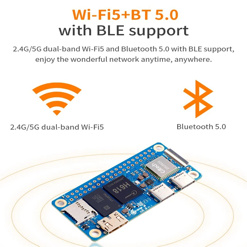 Orange Pi Zero 2 W 1 GB RAM DD - Pi Zero W Board recensie en prijs