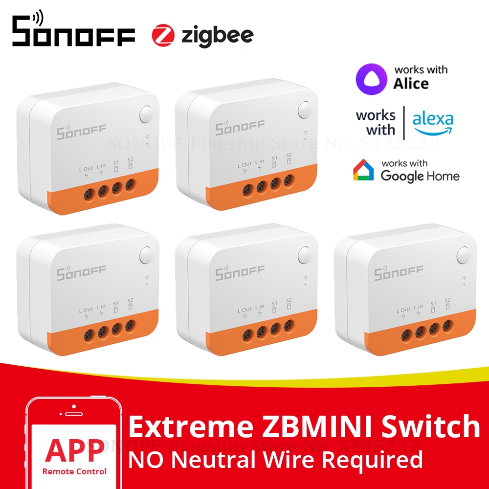 1/3/5Pcs Itead Sonoff ZBMINI-L - Sonoff Basic Switch recensie en prijs