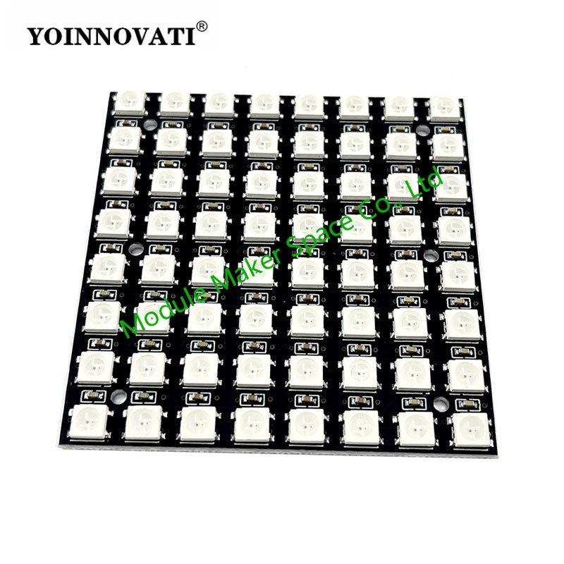 WS2812 LED 5050 RGB 8x8 LED-ma - Rgb Led Matrix 8X8 recensie en prijs
