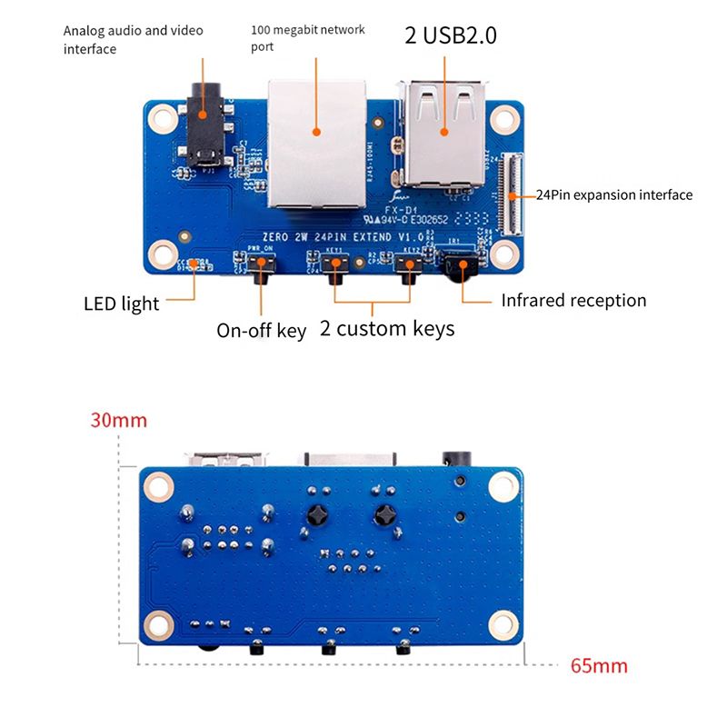 N35R-Voor Orange Pi Zero 2 W U - Pi Zero W Board recensie en prijs
