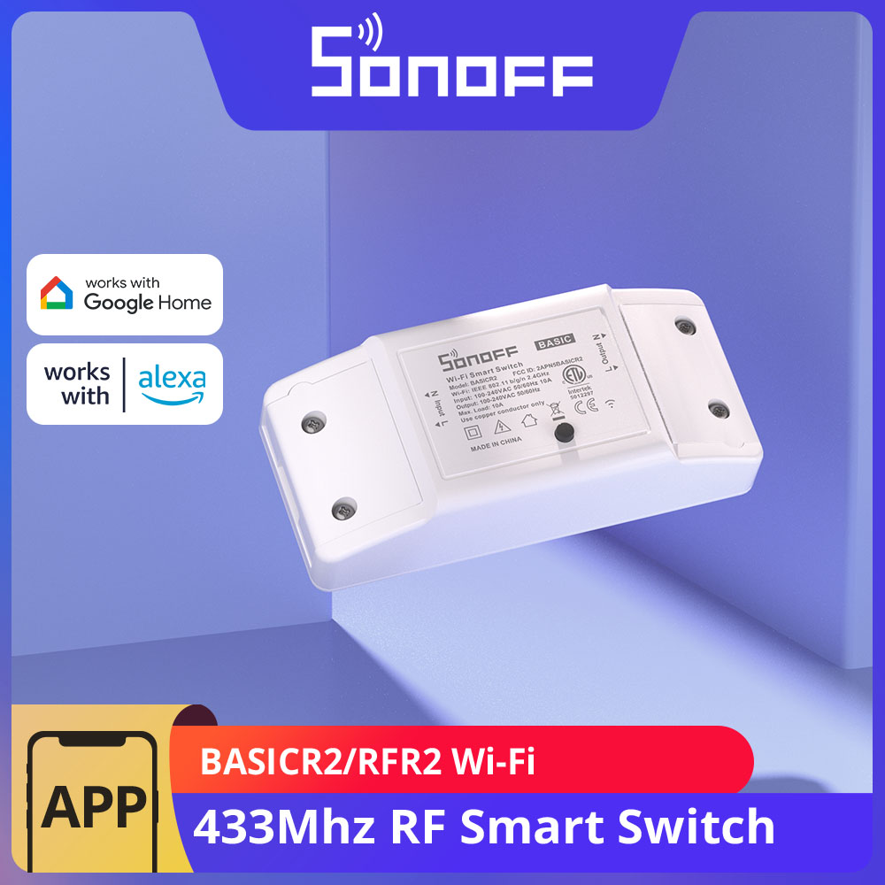 SONOFF BASICR2 RFR2 Wi-Fi 433M - Sonoff Basic Switch recensie en prijs