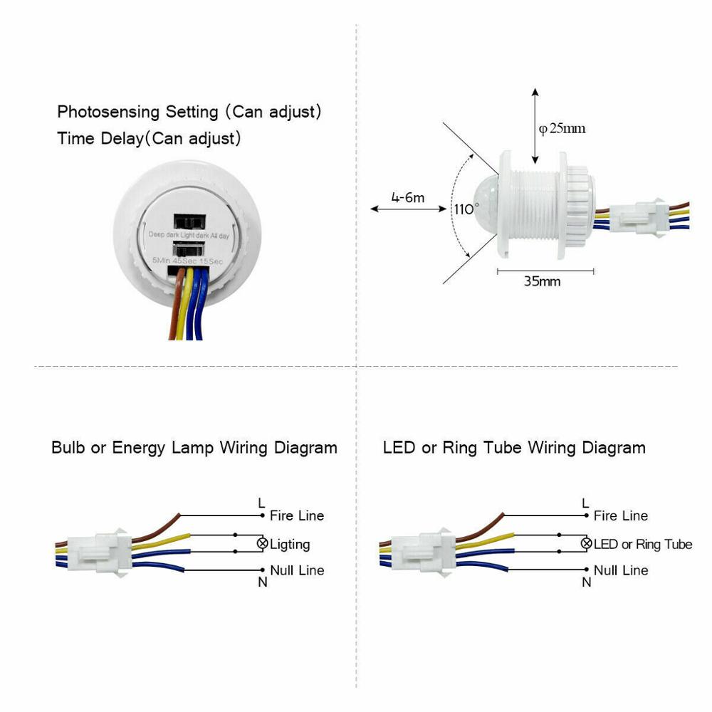 Tijdvertraging Pir Infrarood L - Motion Sensor Pir Wired recensie en prijs